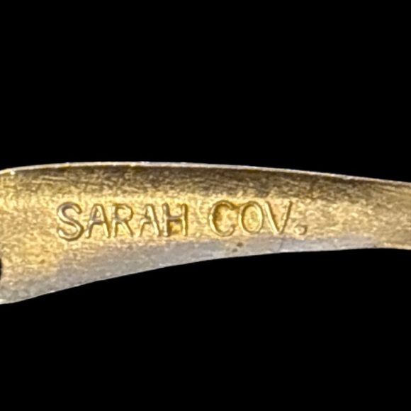 Signed Sarah Coventry “Whispering Leaf “ Pin Brooch - Picture 6 of 10